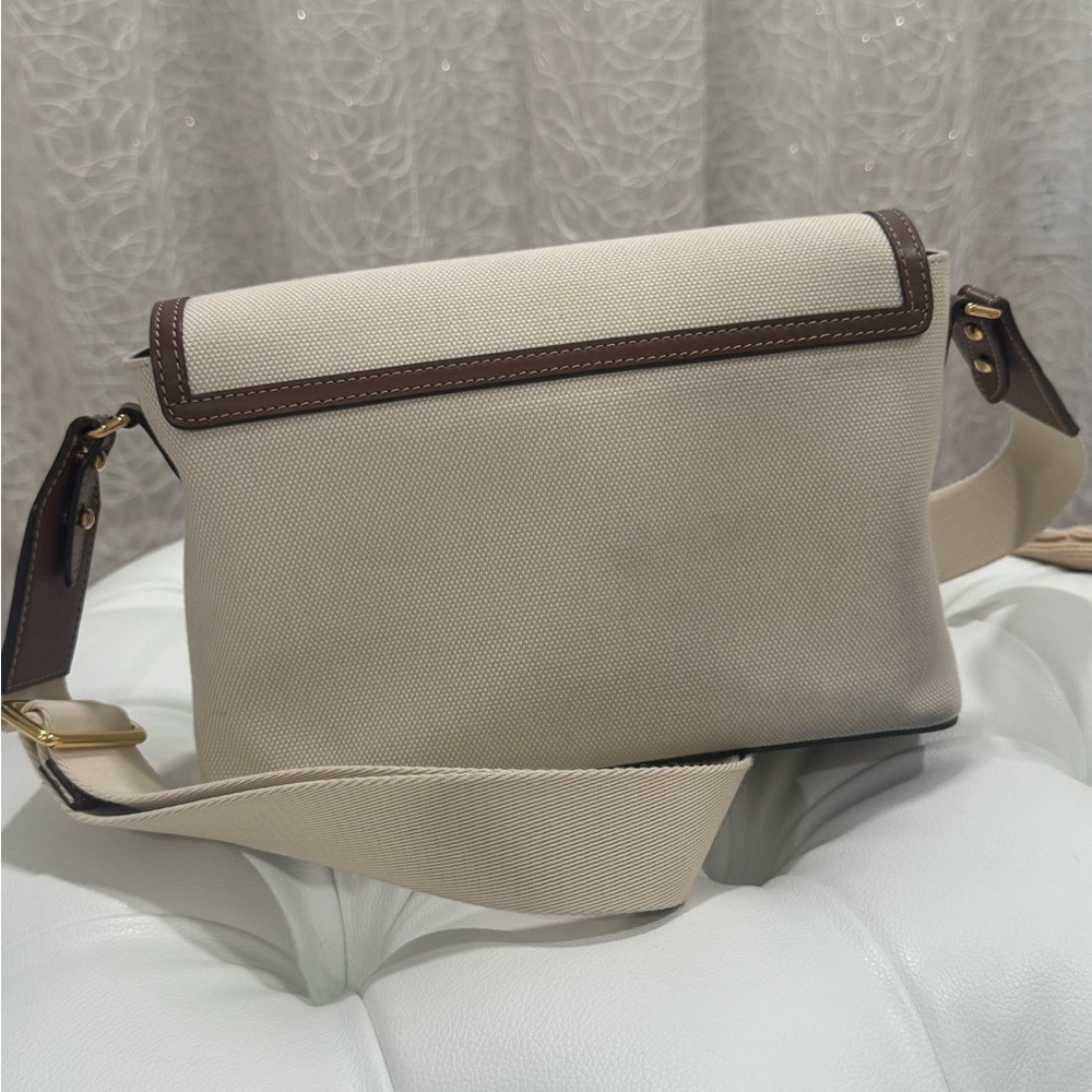 Burberry Canvas and Leather Messenger Bag - Picture 3 of 7